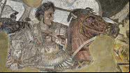 Mosaico retratando Alexandre, o Grande - Domínio Público via Wikimedia Commons