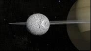 Imagem representando Mimas - Divulgação/ Observatoire de Paris