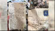 Carta encontrada em hotel na Inglaterra - Divulgação/Scarborough Archaeological and Historical Society (SAHS)