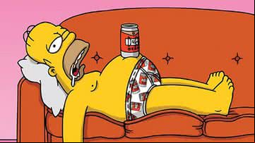 Cerveja Duff em 'Os Simpsons' - Reproduçao/FOX