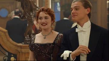 Cena de Rose e Jack do filme 'Titanic' - Divulgação / Paramount
