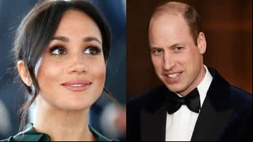 Meghan Markle e o príncipe William - Getty Images