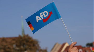 Bandeira da Alternativa para a Alemanha (AfD) - Getty Images