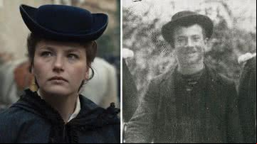 Elisabeth (Devrim Lingnau) e Luigi Lucheni - Divulgação/Netflix; Getty Images