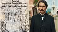 O livro 'Cem Anos de Solidão (à esqu.) e cena da série da Netflix (à dir.) - Wikimedia Commons e Divulgação/Netflix