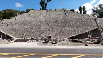 Pirâmide Asteca descoberta em Hidalgo - Divulgação/INAH