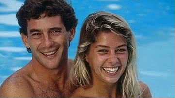Ayrton Senna e Adriane Galisteu - Divulgação/Caras