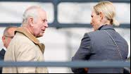 O rei Charles III ao lado da sobrinha sem título - Getty Images