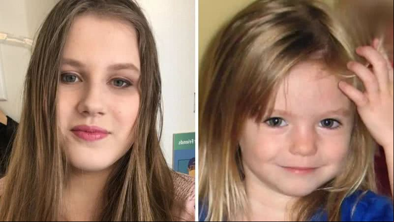 Julia Wandelt e Madeleine McCann - Reprodução