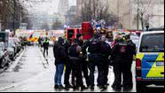 Policiais no local do atropelamento em Munique, na Alemanha - Getty Images