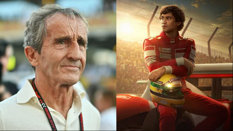 Alain Prost critica série da Netflix sobre Ayrton Senna - Getty Images e Reprodução/Netflix
