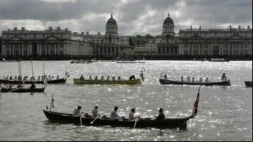Fotografia tirada no rio Tâmisa, em Londres - Getty Images