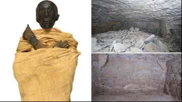 Túmulo do faráo Tutmés II - Divulgação/Museu Nacional da Civilização Egípcia