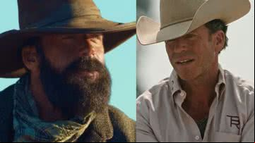Taylor Sheridan em 1883 e Yellowstone - Divulgação