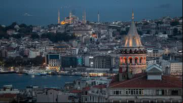 Imagem aérea da cidade de Istambul - Getty Images
