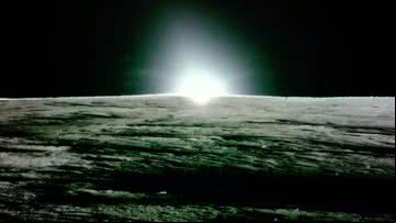 Registro do pôr-do-sol lunar - Reprodução/Youtube via Firefly Aerospace