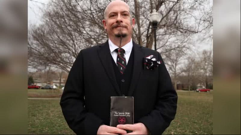 O fundador da Satanic Grotto, Michael Stewart - Divulgação