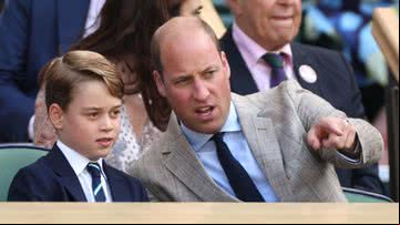 Príncipe William e seu filho, George - Getty Images