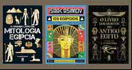 Capas das obras disponíveis na Amazon - Crédito: Reprodução / Camelot Editora / Planeta Minotauro / Madras Editora