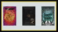 Capas das obras de fantasia, horror e ficção disponíveis na Amazon - Créditos: Reprodução / Amazon