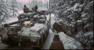 Tanque estadunidense na floresta das Ardenas - Getty Images