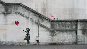 Banksy. 2002. Londres. Um dos mais famosos registros do artista - Dominic Robinson
