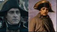 Napoleão: no filme de Ridley Scott e em retrato - Divulgação e Domínio Público