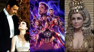 Alguns dos filmes listados na coluna - Divulgação / Marvel / MGM / 20th Century Fox