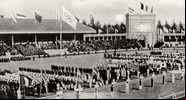 Abertura das Olimpíadas da Bélgica, em 1920 - Getty Images