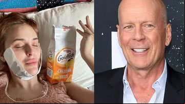Atriz Tallulah Belle Willis (esq.) e Ator Bruce Willis (dir.) - Reprodução / Instagram e Getty Images