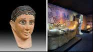 Algumas das peças que fazem parte da exposição - Divulgação / Facebook / Museu Itinerante Mistérios do Antigo Egito