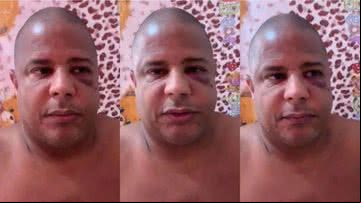 O jogador Marcelinho Carioca em vídeo - Divulgação/vídeo