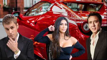 Justin Bieber, Kim Kardashian e Nicolas Cage em montagem - Getty Images e Pixabay