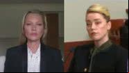 Kate Moss e Amber Heard durante julgamento - Divulgação/Youtube/Law&Crime Network