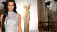 Kim Kardashian e o vestido de Monroe em montagem - Getty Images/ Divulgação/Vídeo/Youtube