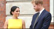 O príncipe Harry e a esposa Meghan Markle - Getty Images
