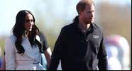 Fotografia de Meghan Markle e marido, Harry, na inauguração do Invictus Game 2022 - Getty Images