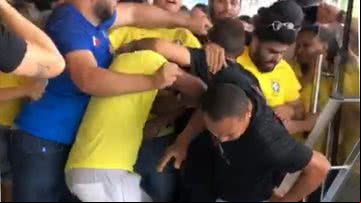 Registro da confusão - Reprodução/Vídeo