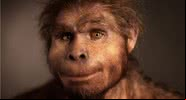 Reconstrução de rosto de Homo erectus - Divulgação