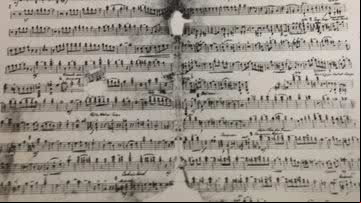 Antiga composição feita por prisioneiro de Auschwitz - Divulgação/Leo Geyer